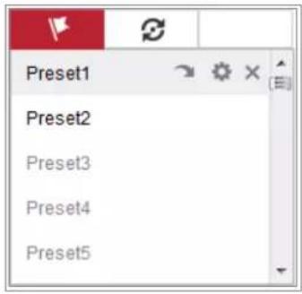 Hikvision DS-2CD5A46G1-IZ(H)S - - Calling a Preset: - 1
