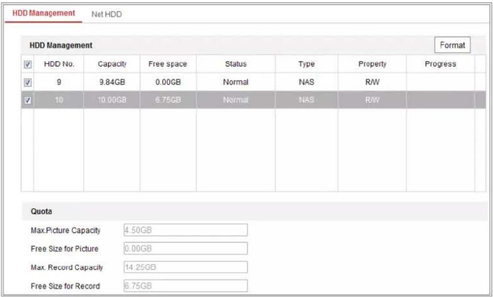 Hikvision DS-2CD2423G0-I(W) - Add Net HDD. - 3