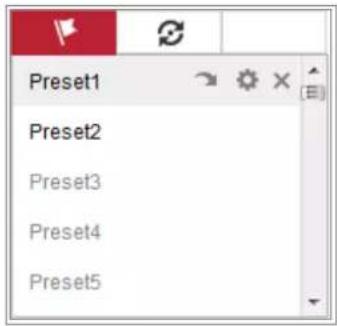 Hikvision DS-2CD2423G0-I(W) - - Calling a Preset: - 1