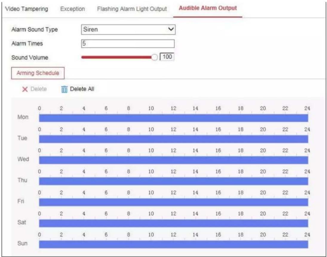 Hikvision DS-2CD2423G0-I(W) - Configuring Audible Alarm Output - 1
