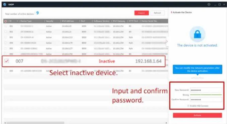 Hikvision DS-2DF8C825IXS-AELW (T2) - Click Activate to start activation. - 1