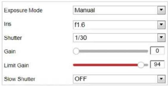 Hikvision DS-2DF8A836IX-AEL - Exposure Settings - 3
