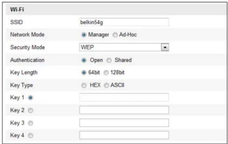 Hikvision DS-TCP345D - WEP mode: - 1