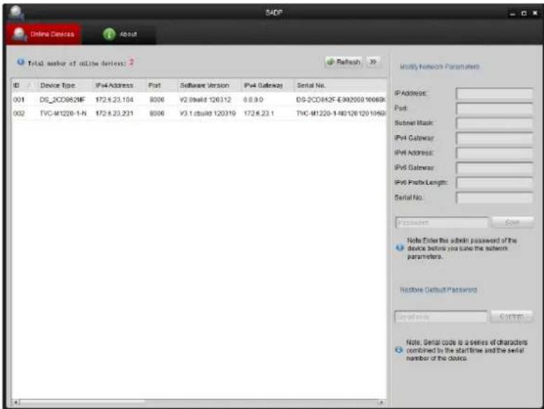 Hikvision DS-TCP345D - Appendix 1 SADP Soware Introducon - 1