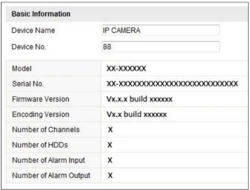 Hikvision DS-TCP345D - Viewing Device Information - 1