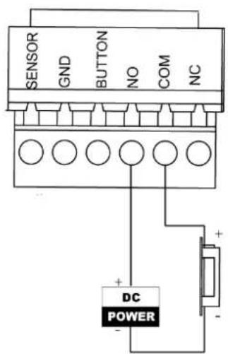 SENSOR GND BUTTON NO COM NC DC POWER
