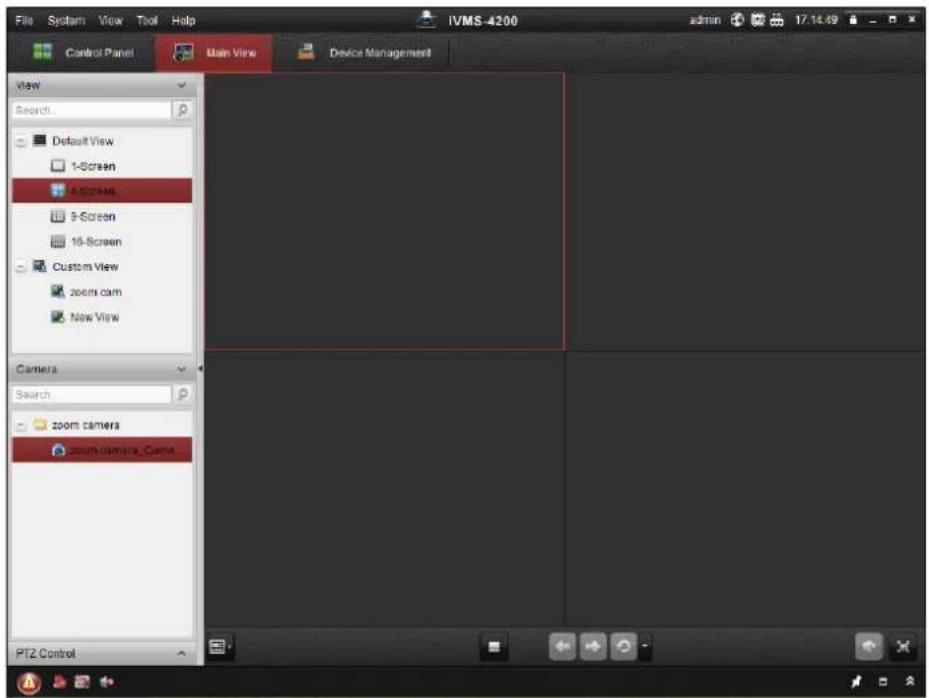Hikvision PTZ-N1400I-DE3 - Accessing by Client Soware - 2