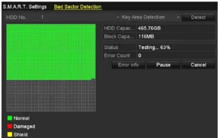 Hikvision IK-4142B-MH/W - Bad Sector Detecon - 1