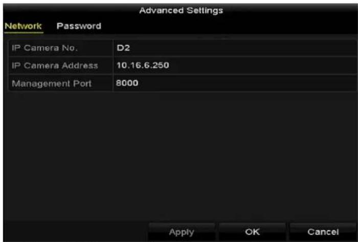Hikvision IK-4142B-MH/W - Editing the Advanced Parameters - 1