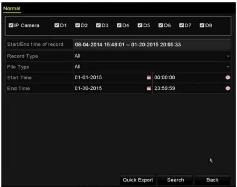 Hikvision IK-4142B-MH/W - Step 1 Go to Menu > Export. - 1