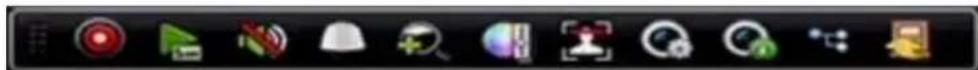 Hikvision IK-4142B-MH/W - Quick Setting Toolbar in Live View Mode - 1