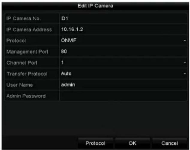 Hikvision IK-4142B-MH/W - Editing the IP Camera Parameters - 1
