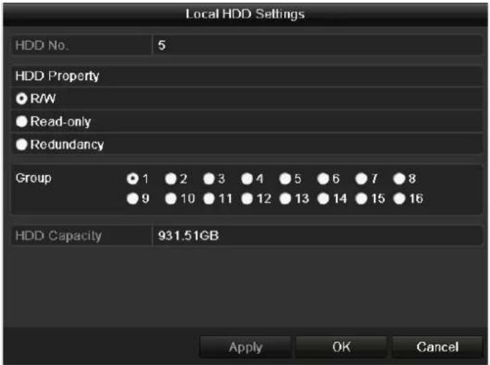 Hikvision IK-4142B-MH/W - Setting HDD Property to Read-only - 2