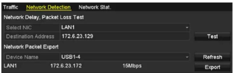 Hikvision IK-4142B-MH/W - Testing Network Delay and Packet Loss - 1