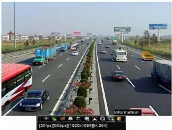 Hikvision IK-4142B-MH/W - Quick Setting Toolbar in Live View Mode - 21