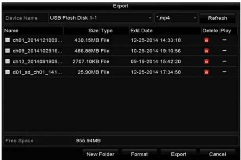 Hikvision IK-4142B-MH/W - Backup using USB ash drives and USB HDDs - 5