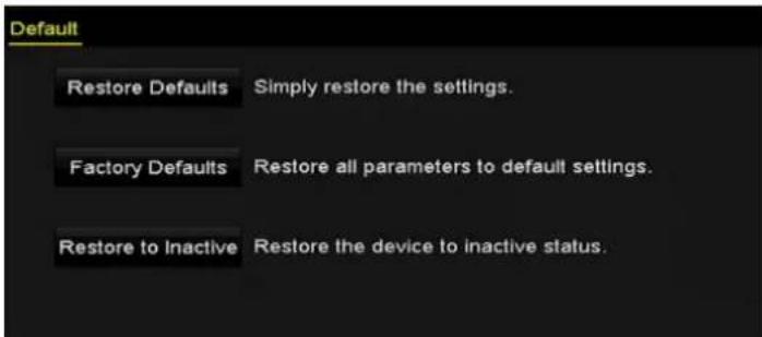 Hikvision IK-4142B-MH/W - Restoring Default Settings - 1