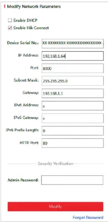 Hikvision DS-2DE4225W-DE(B) - Note: - 1