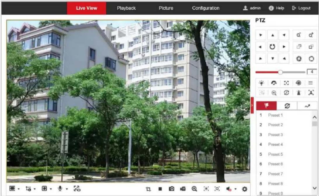 Hikvision DS-2DE4225W-DE(B) - Live Operaon - 1