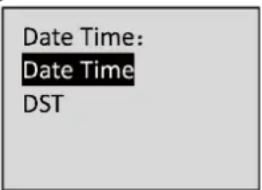 Date Time: Date Time DST