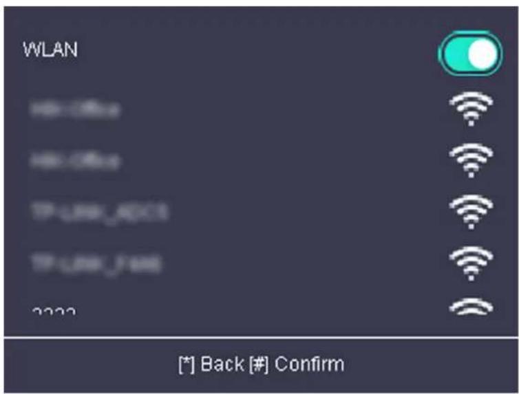 WLAN 16:00 16:00 T-Link_ACC1 T-Link_FEB 2022 [°] Back [#] Confirm