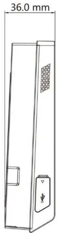 Hikvision DS-K1T105AM - Appendix B. Dimension - 2