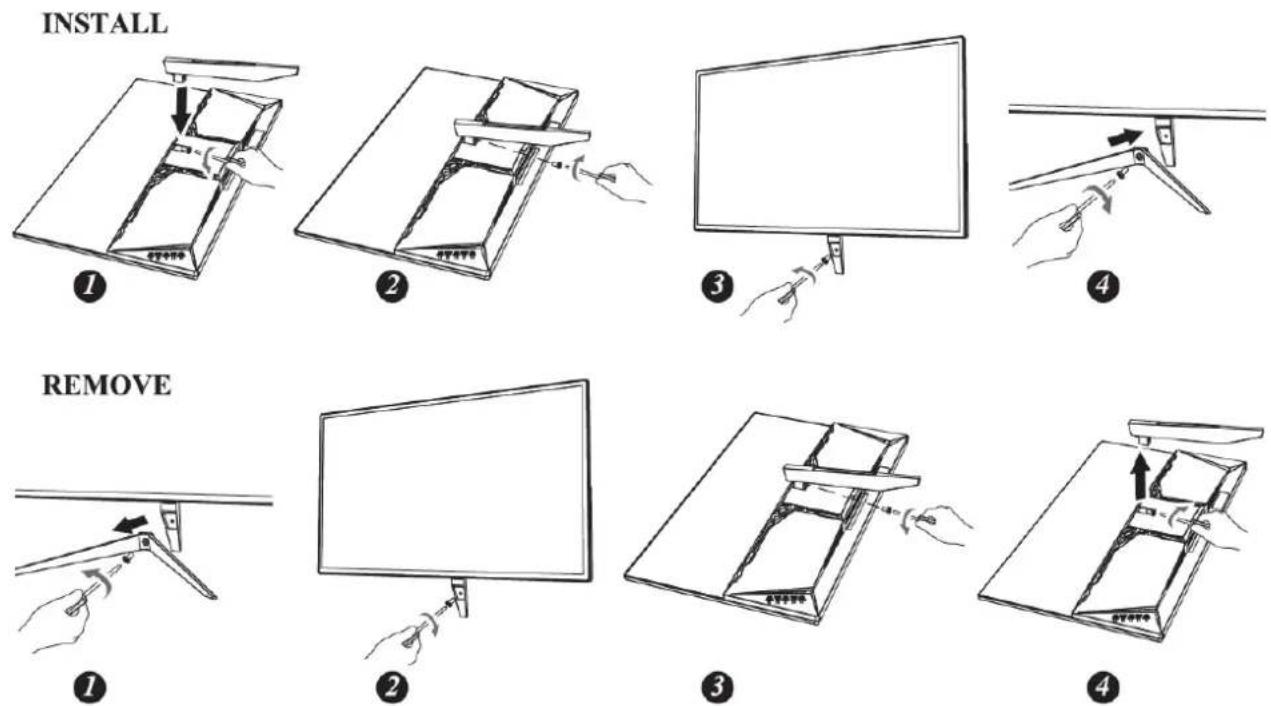 HANNSPREE HC 281 HPB - INSTALLATION INSTRUCTIONS - 1