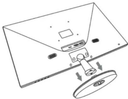HANNSPREE HC 241 HPB - DISSEMBLING THE STAND BASE: - 2