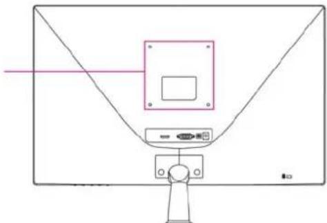HANNSPREE HC 241 HPB - WALL MOUNTING THE MONITOR: - 1