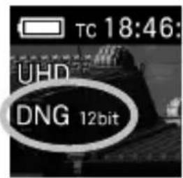 TC 18:46: UHD DNG 12bit