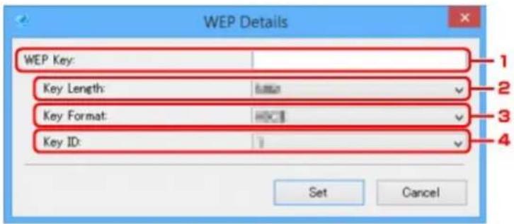 CANON Maxify MB2120 - If WEP Details Screen Appears - 1