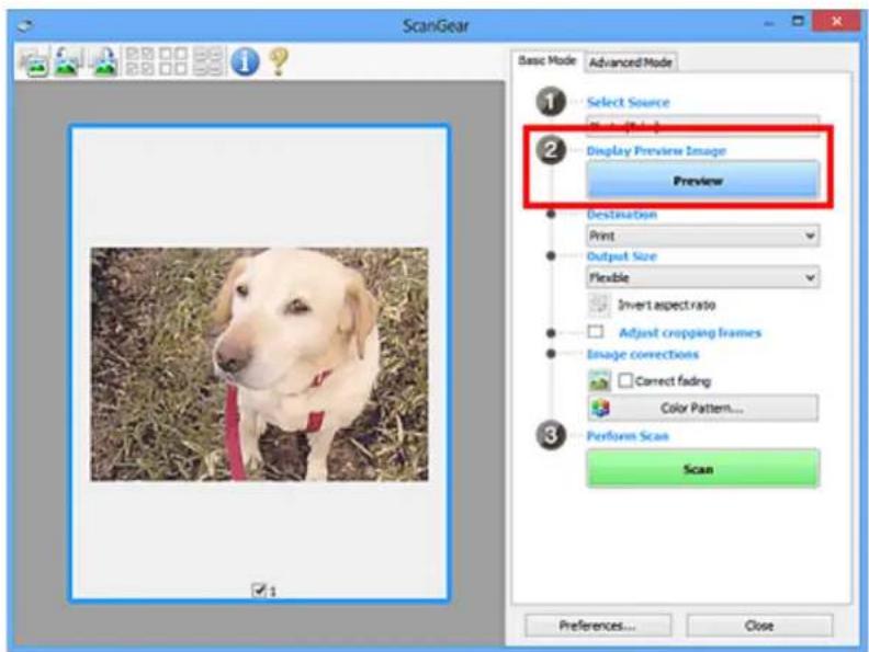 CANON Maxify MB2120 - Click Preview. - 1