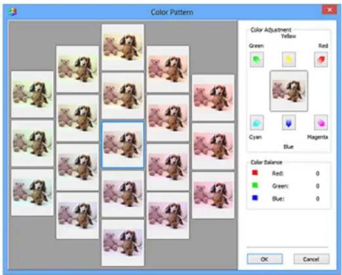 CANON Maxify MB2120 - Adjusting Colors Using a Color Pattern - 3