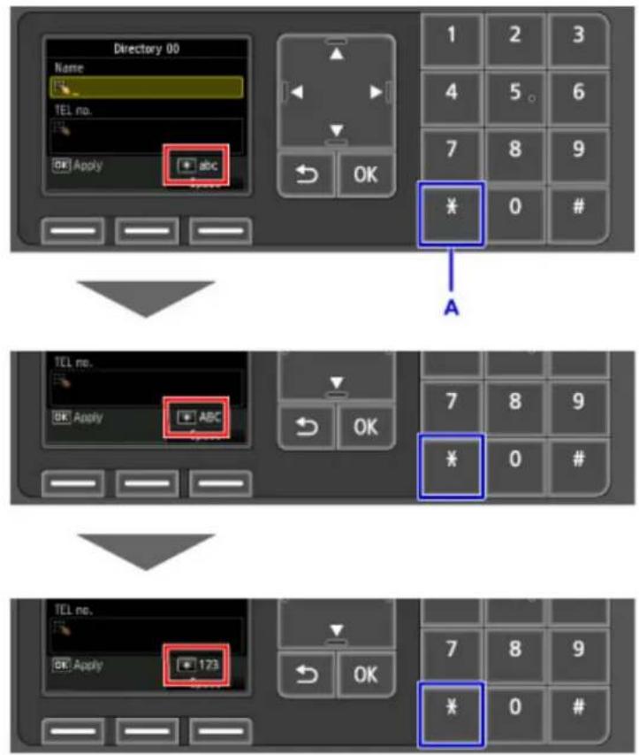 CANON Maxify MB2120 - Switching the Input Mode - 1