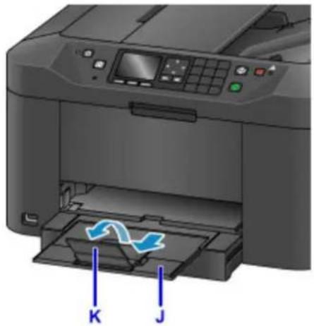 CANON Maxify MB2120 - Select the size and type of paper in the cassette in Page size and Type, and then press the OK button. - 2