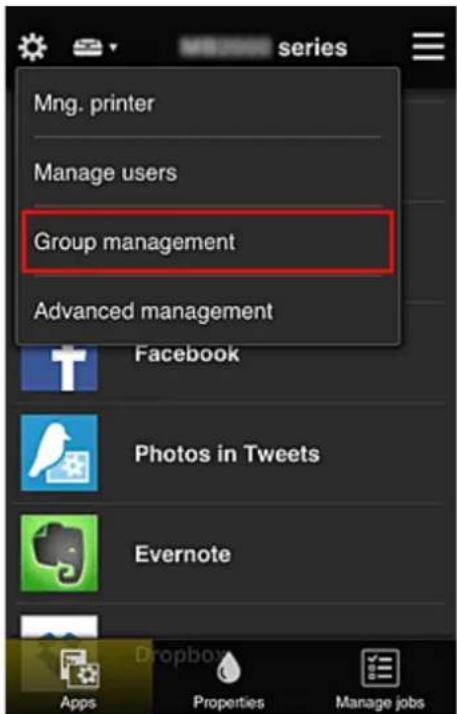 CANON Maxify MB2120 - Limiting Apps That All Members Can Use on Printer - 1
