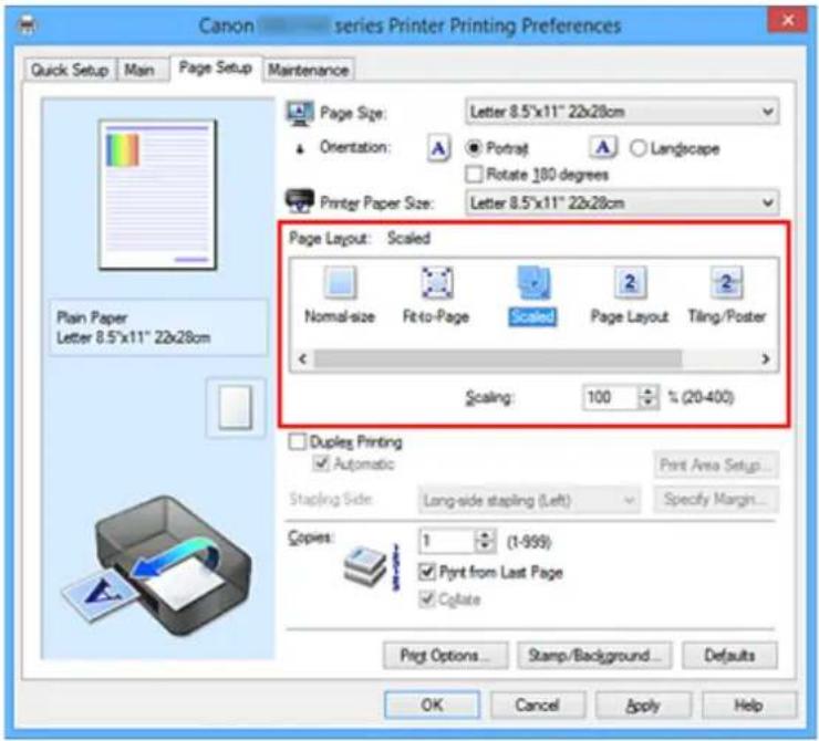 CANON Maxify MB2120 - Scaled Printing - 2