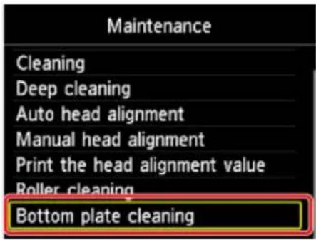 CANON Maxify MB2120 - Cleaning Inside the Machine (Bottom Plate Cleaning) - 3