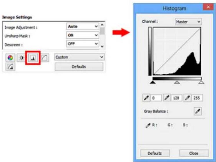 CANON Maxify MB2120 - Adjusting Histogram - 1