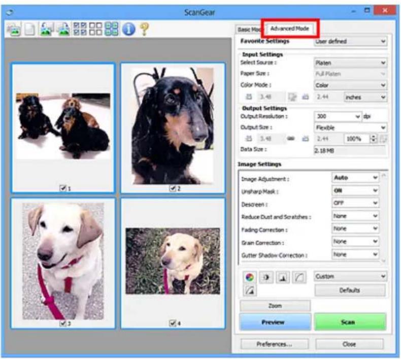 CANON Maxify MB2120 - Advanced Mode - 1
