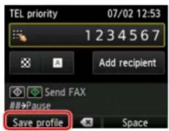CANON Maxify MB2120 - Registering the Setting - 3