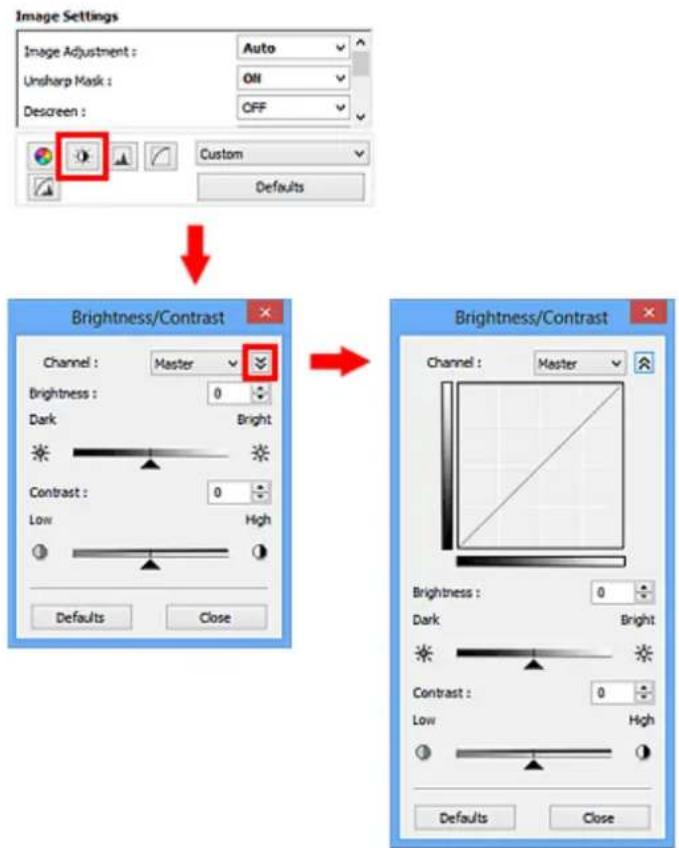 CANON Maxify MB2120 - Adjusting Brightness and Contrast - 1