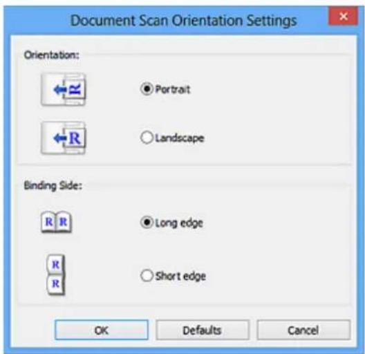 CANON Maxify MB2120 - Document Scan Orientation Settings... - 1