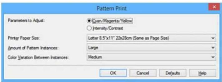 CANON Maxify MB2120 - Setting pattern print - 1