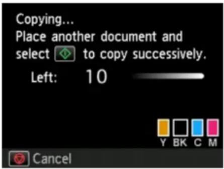 CANON Maxify MB2120 - Adding Copying Job (Reserve copy) - 1