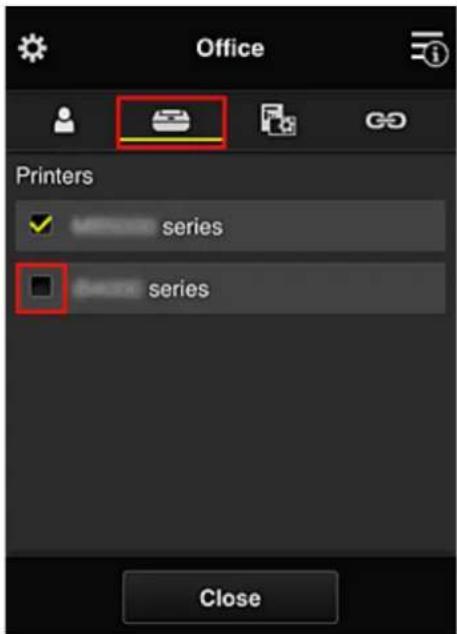 CANON Maxify MB2120 - On the Printers tab, clear printer that was set up for president - 1