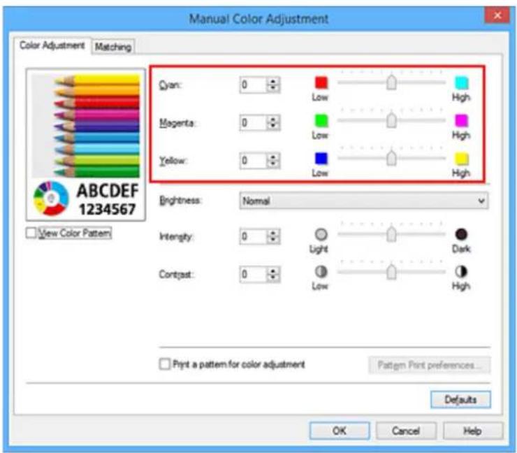 CANON Maxify MB2120 - Adjust color balance - 1