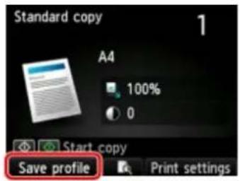 CANON Maxify MB2120 - Registering the Setting - 1