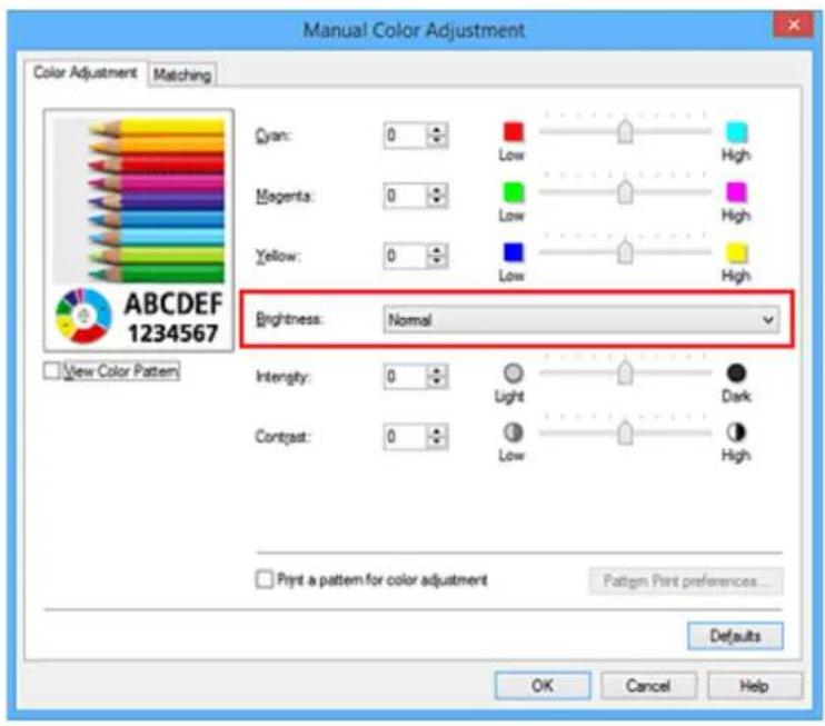 CANON Maxify MB2120 - Adjusting Brightness - 5