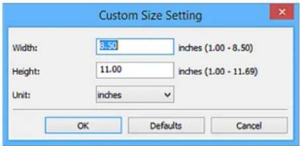 CANON Maxify MB2120 - Paper Size - 1